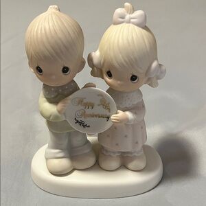 Precious Moments Anniversary Figurine - E2853 1983 Jonathan & David Enesco